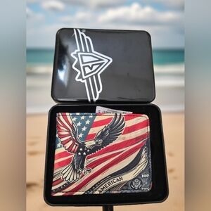 Bucke-down all American Flag wallet Men